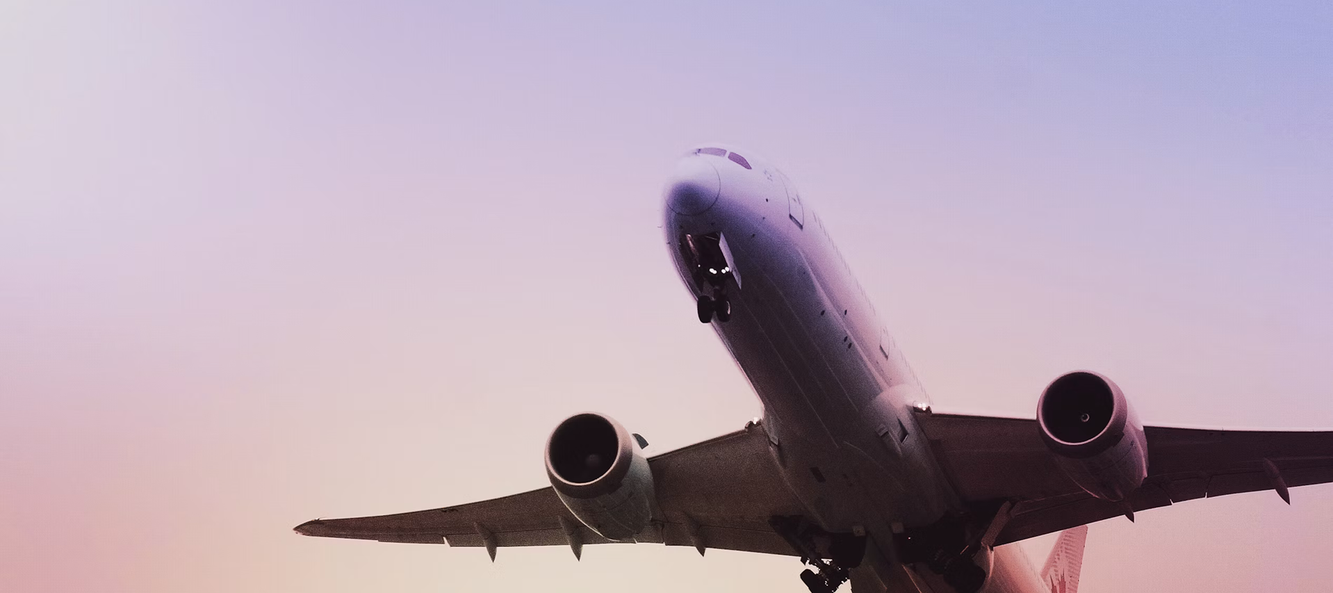 Aircraft flying above